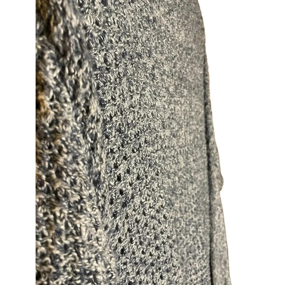 Hollister Women's Long Blue Knit Sweater Size XS/S Poncho Arms Cotton Blend - Picture 8 of 8